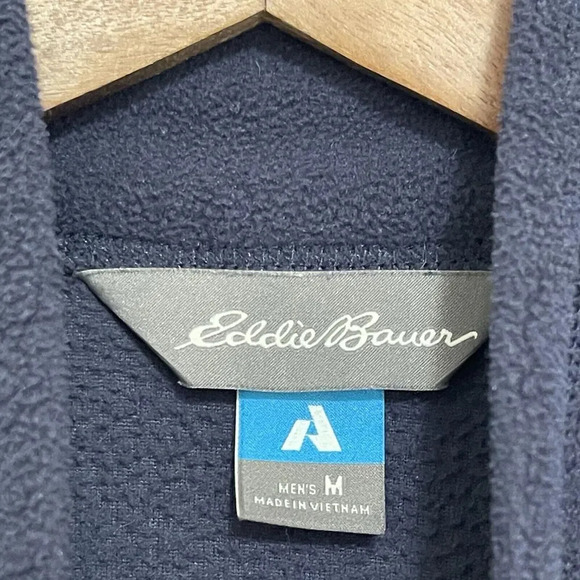 Eddie Bauer First Ascent Fleece Pullover Jacket Outdoors Size Medium - Picture 5 of 7